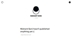 Desktop Screenshot of nishantsoni.com