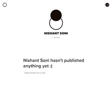Tablet Screenshot of nishantsoni.com